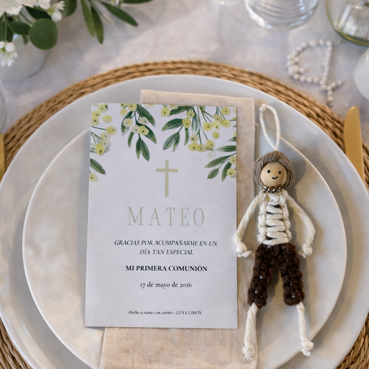 Detalle Comunión Niño